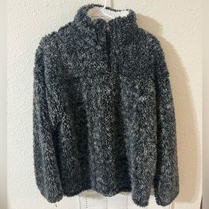 Grey Sherpa pullover